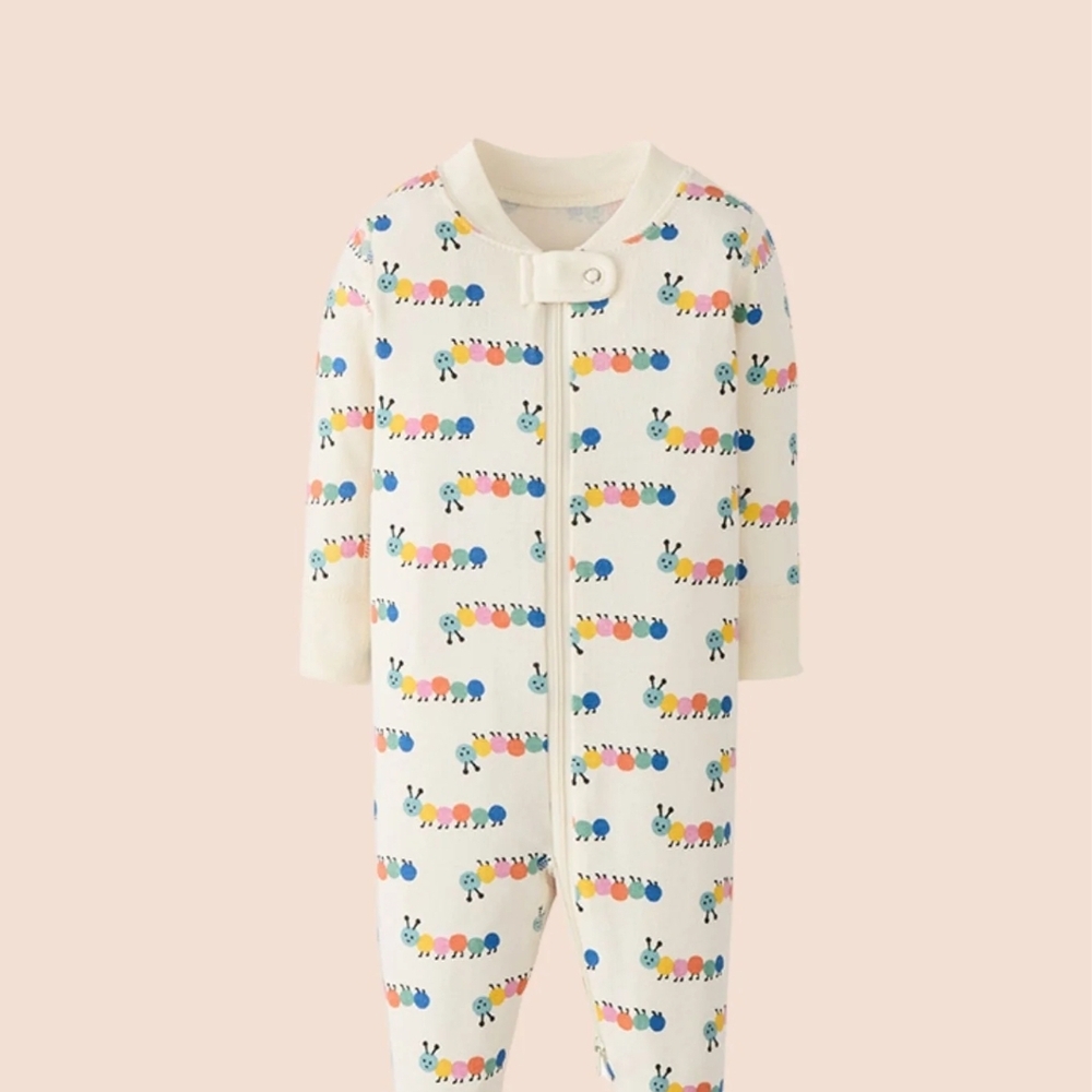 Hanna Andersson Multicolor Caterpillar Kids Pajamas